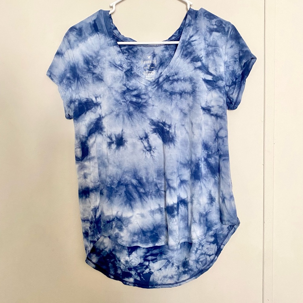 American Eagle 🦅 Tie-Dye Blouse